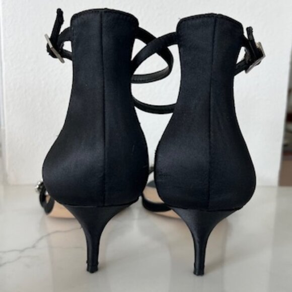 Dash Ankle Strap Kitten Heel by Jewel Badgley Mischka - 9.5 - Picture 4 of 8